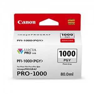 Genuine Canon PFI1000 Photo Grey Ink Cartridge