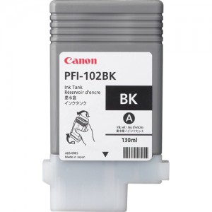 Genuine Canon PFI102 Black Ink -