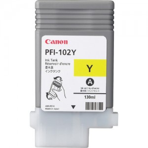 Genuine Canon PFI102 Yellow Ink -