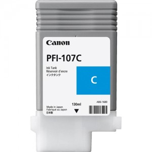 Genuine Canon PFI-107 Cyan Ink -