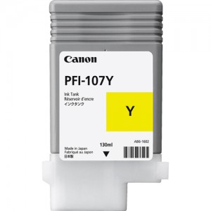 Genuine Canon PFI-107 Yellow Ink -
