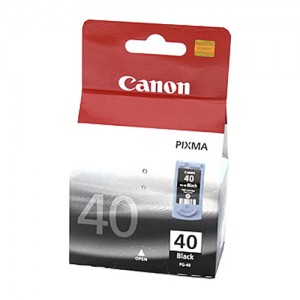 Genuine Canon PG-40 FINE Black Ink Cartridge - 329 pages