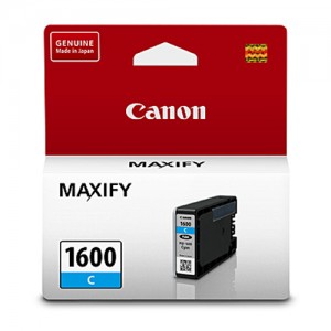 Genuine Canon PGI1600C Cyan Ink Tank - 300 pages