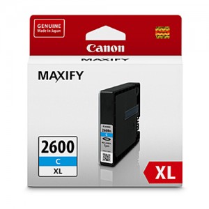 Genuine Canon PGI2600XL Cyan Ink Tank - 1500 pages
