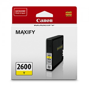 Genuine Canon PGI2600Y Yellow Ink Tank - 700 pages
