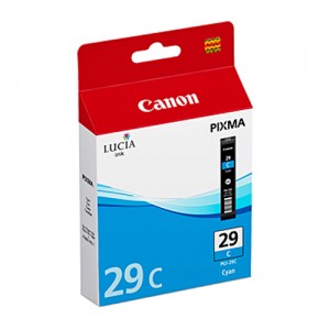Genuine Canon PGI29 Cyan Ink Tank - 230 pages