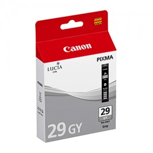 Genuine Canon PGI29 Grey Ink Tank - 179 pages