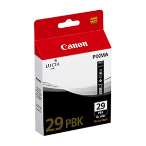 Genuine Canon PGI29 Photo Black Ink Tank - 111 pages