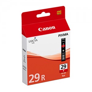 Genuine Canon PGI29 Red Ink Tank - 454 pages