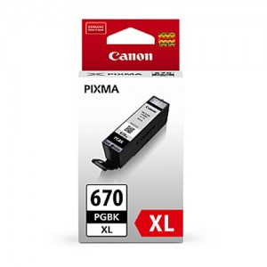Genuine Canon PGI670XL Black Ink Cartridge