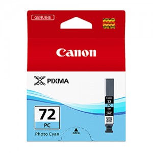 Genuine Canon PGI72 Photo Cyan Ink Cartridge - 89 pages A3+