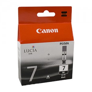 Genuine Canon PGI-7BK Black Ink Cartridge - 565 pages