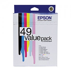 Genuine Epson T049X Ink Value Pack
