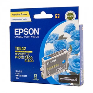 Genuine Epson T0542 Cyan Ink Cartridge - 440 pages