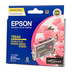Genuine Epson T0543 Magenta Ink Cartridge - 440 pages