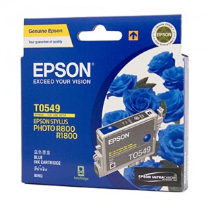 Genuine Epson T0549 Blue Ink Cartridge - 440 pages