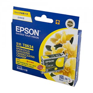 Genuine Epson T0634 Yellow Ink Cartridge - 380 pages