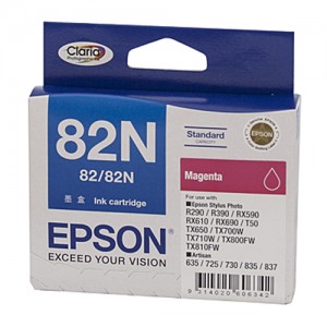Genuine Epson T1123 (82N) Magenta Ink Cartridge (replaces T0823) - 510 pages