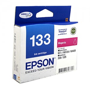 Genuine Epson T1333 (133) Magenta Ink Cartridge - 300 pages