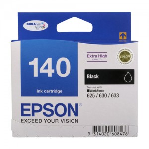Genuine Epson T1401 (140) H/Y Black Ink Cartridge - 945 pages