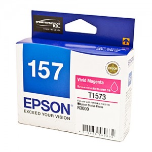 Genuine Epson T1573 Magenta Ink Cartrudge -