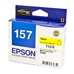 Genuine Epson T1574 Yellow Ink Cartridge -