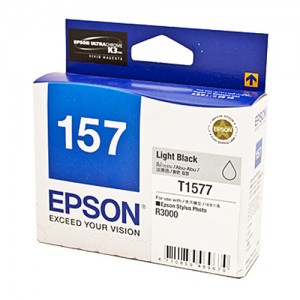Genuine Epson T1577 Light Black Ink Cartridge -