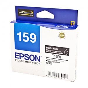 Genuine Epson T1591 Photo Black Ink Cartridge -
