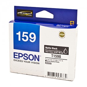 Genuine Epson 1598 Matte Blk Ink Cartridge -