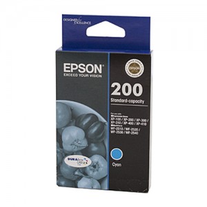 Genuine Epson 200 Cyan Ink Cartridge - 165 pages