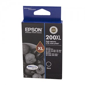 Genuine Epson 200 HY Black Ink Cartridge - 500 pages