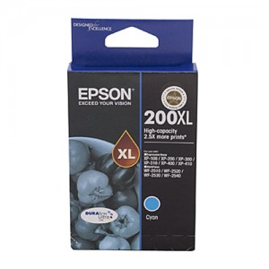 Genuine Epson 200 HY Cyan Ink Cartridge - 450 pages