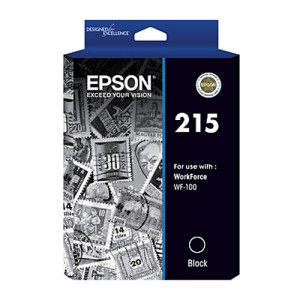 Genuine Epson 215 Black Ink Cartridge