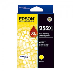 Genuine Epson 252 HY Yellow Ink Cartridge
