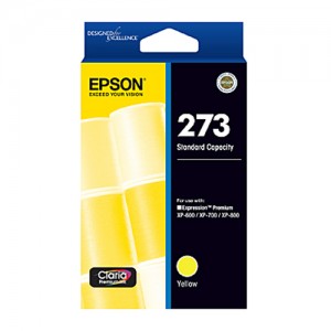 Genuine Epson 273 Yellow Ink Cartridge - 300 pages