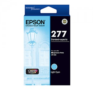 Genuine Epson 277 Light Cyan Cartridge - 360 pages