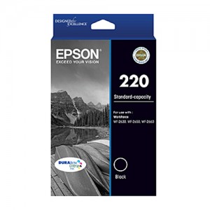 Genuine Epson 220 Black Ink Cartridge