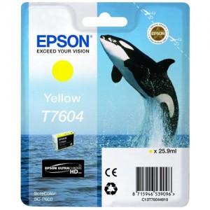 Genuine Epson 760 Yellow Ink Cartridge -