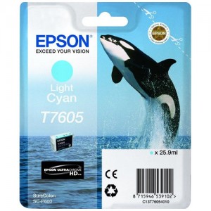 Genuine Epson 760 Lgt Cyan Ink Cartridge -