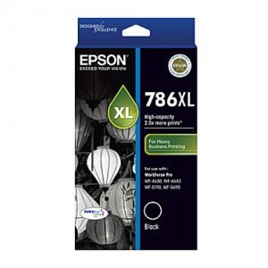 Genuine Epson 786XL Black Ink Cartridge -
