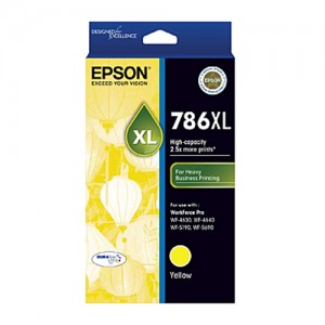 Genuine Epson 786XL Yellow Ink Cartridge -