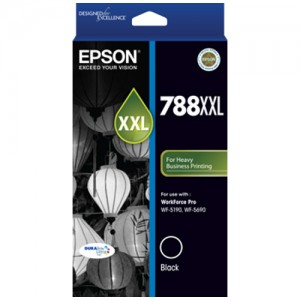 Genuine Epson 788XXL Black Ink Cartridge - 4,000 pages