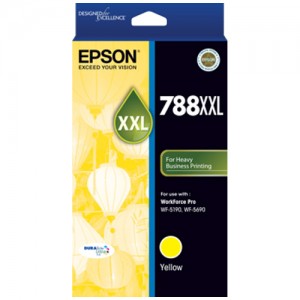 Genuine Epson 788XXL Yellow Ink Cartridge - 4,000 pages