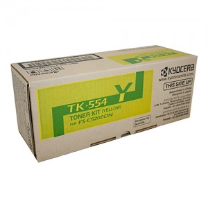 Genuine Kyocera FS-C5200DN Yellow Toner Cartridge - 6,000 pages