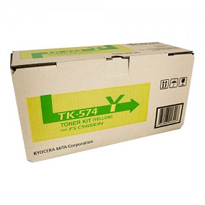 Genuine Kyocera FS-C5400DN Yellow Toner Cartridge - 12,000 pages