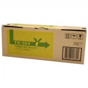 Genuine Kyocera FS-C5150DN Yellow Toner Cartridge - 2,800 pages