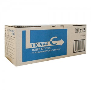 Genuine Kyocera FS-C2126MFP / 2026MFP Cyan Toner Cartridge - 5,000 pages