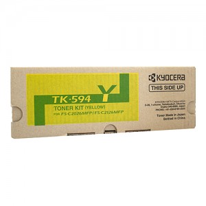 Genuine Kyocera FS-C2126MFP / 2026MFP Yellow Toner Cartridge - 5,000 pages