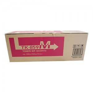 Genuine Kyocera TK859 Magenta Toner Cartridge - 18,000 pages