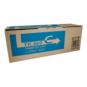 Genuine Kyocera TASKalfa 250ci, 300ci Cyan Copier Toner - 12,000 pages